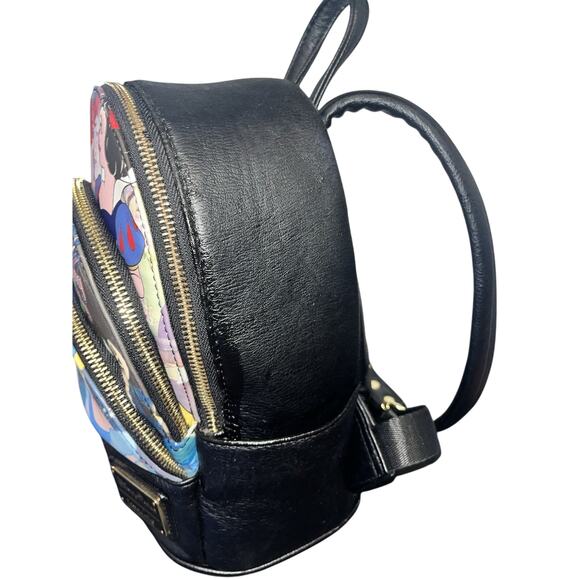 Loungefly Disney Parks Princess Trio Mini Backpack Cinderella Snow White Beauty - Picture 4 of 12